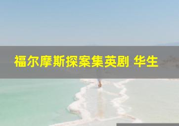 福尔摩斯探案集英剧 华生